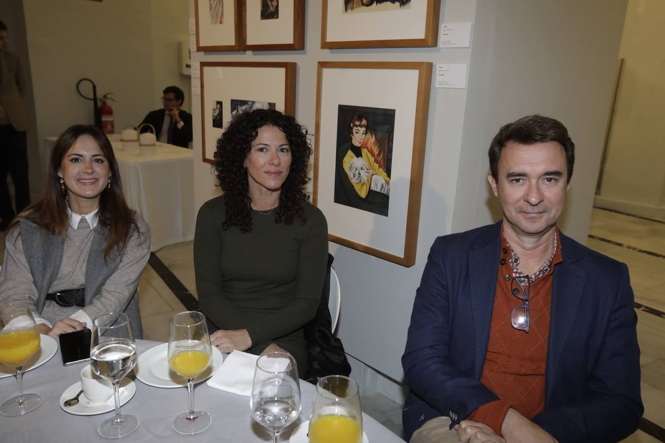 Alejandra Borrell, Marián Bueno y José Antonio Mariscal