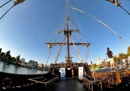 El Galeón Andalucía y el Pascual Flores regresan a Sevilla por Navidad