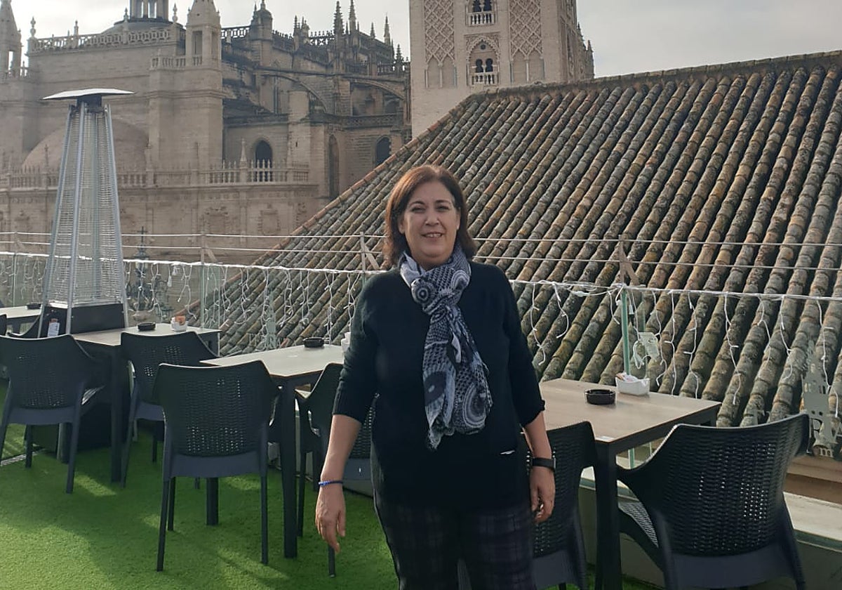 Pepi Postigo en el Hotel Doña María