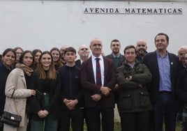 Inaugurada la nueva avenida de las Matemáticas en el distrito Norte