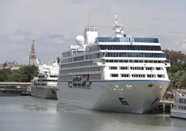 El Puerto de Sevilla registra un aumento de cruceros, que se aproximan a los datos prepandemia
