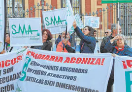 El segundo día de huelga sanitaria convocada por el SMP se mantiene en un 2,3% de seguimiento en Andalucía, según el SAS