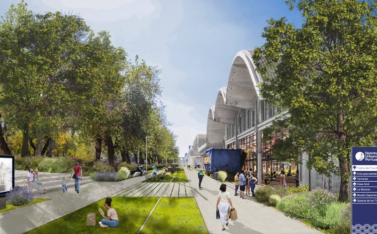 Imagen principal - Vía verde, teatro del puente en el Puente de Hierro y parque