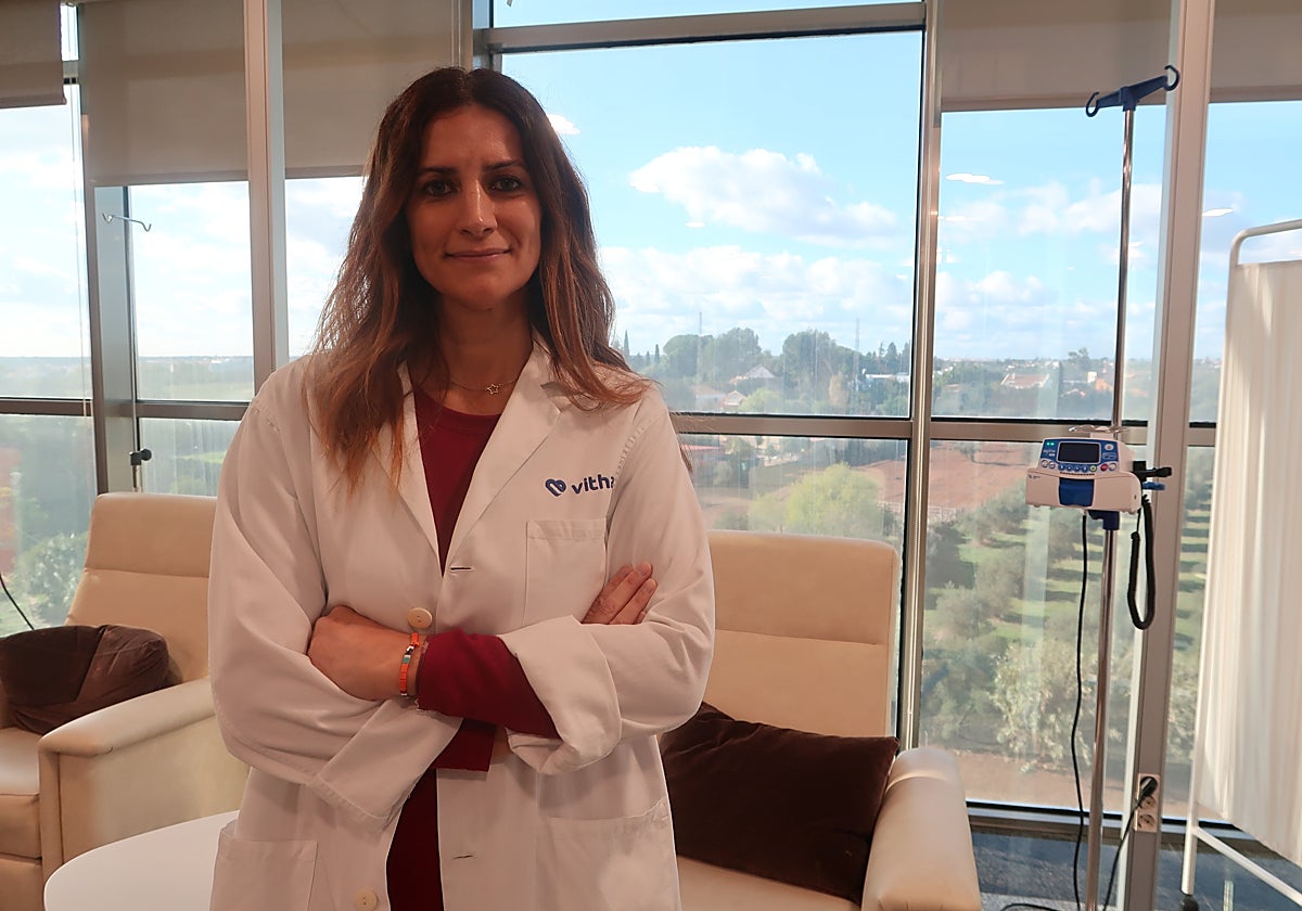 La doctora María Valero es oncóloga médica en Vithas Sevilla