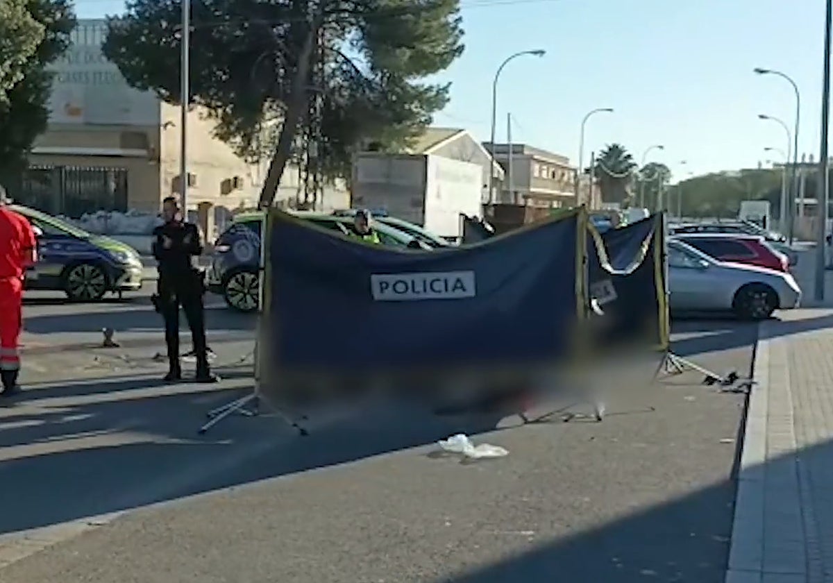 El accidente se ha producido en la calle Nivel del Polígono Store