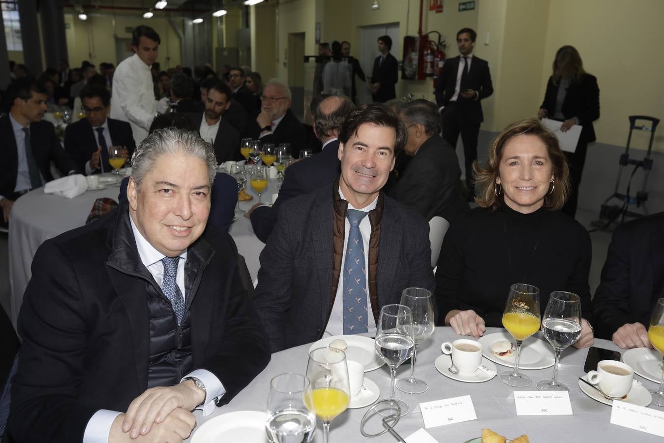 Tomás Burgos, Miguel Rus y Carmen Núñez