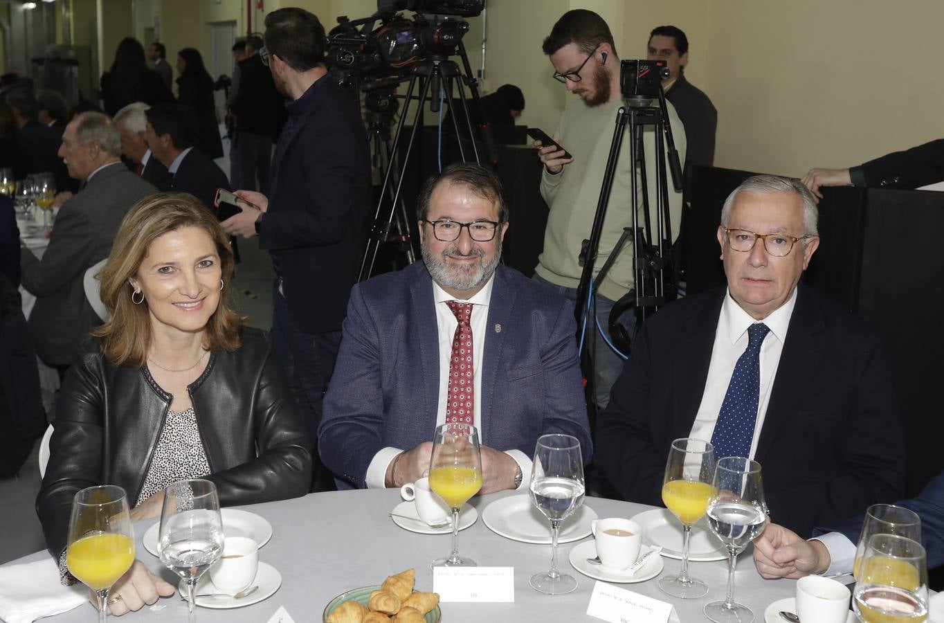 Alicia Martínez, Juan Manuel Ávila y Javier Arenas