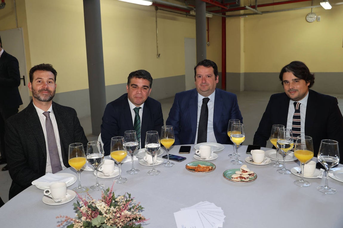 Jorge Diz, Carlos León, Luis García García y Carlos Crivell