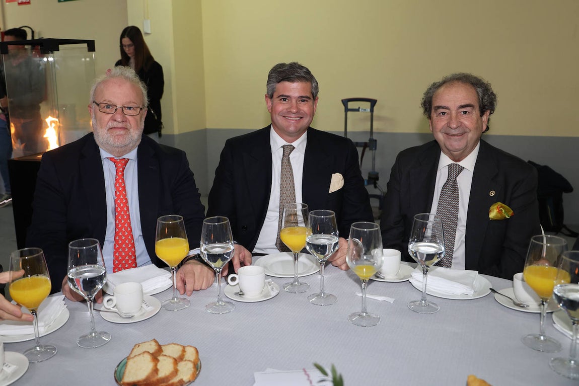 Juan Antonio Ruiz Giménez, Manuel Parejo y José Antonio Fernández Cabrero