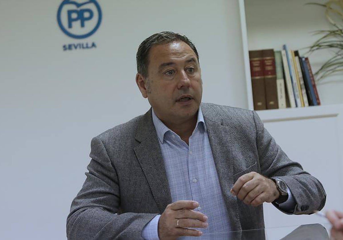 Ricardo Sánchez, presidente del PP de Sevilla