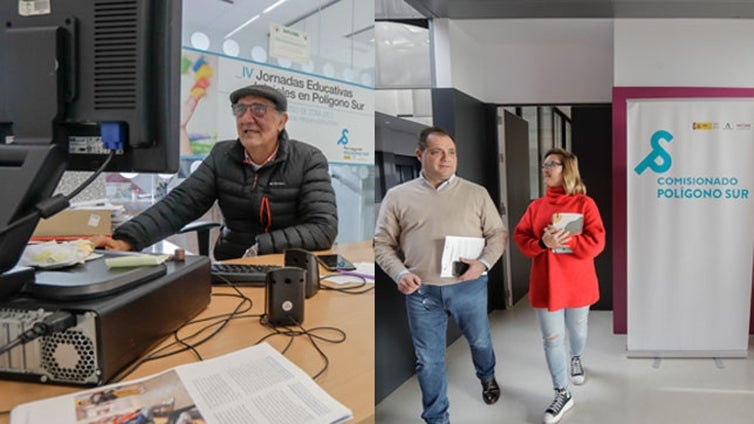 Un día con los trabajadores de la Oficina del Comisionado  Polígono Sur