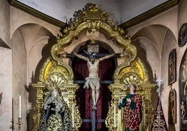 El Cristo de las Siete Palabras en su nuevo retablo