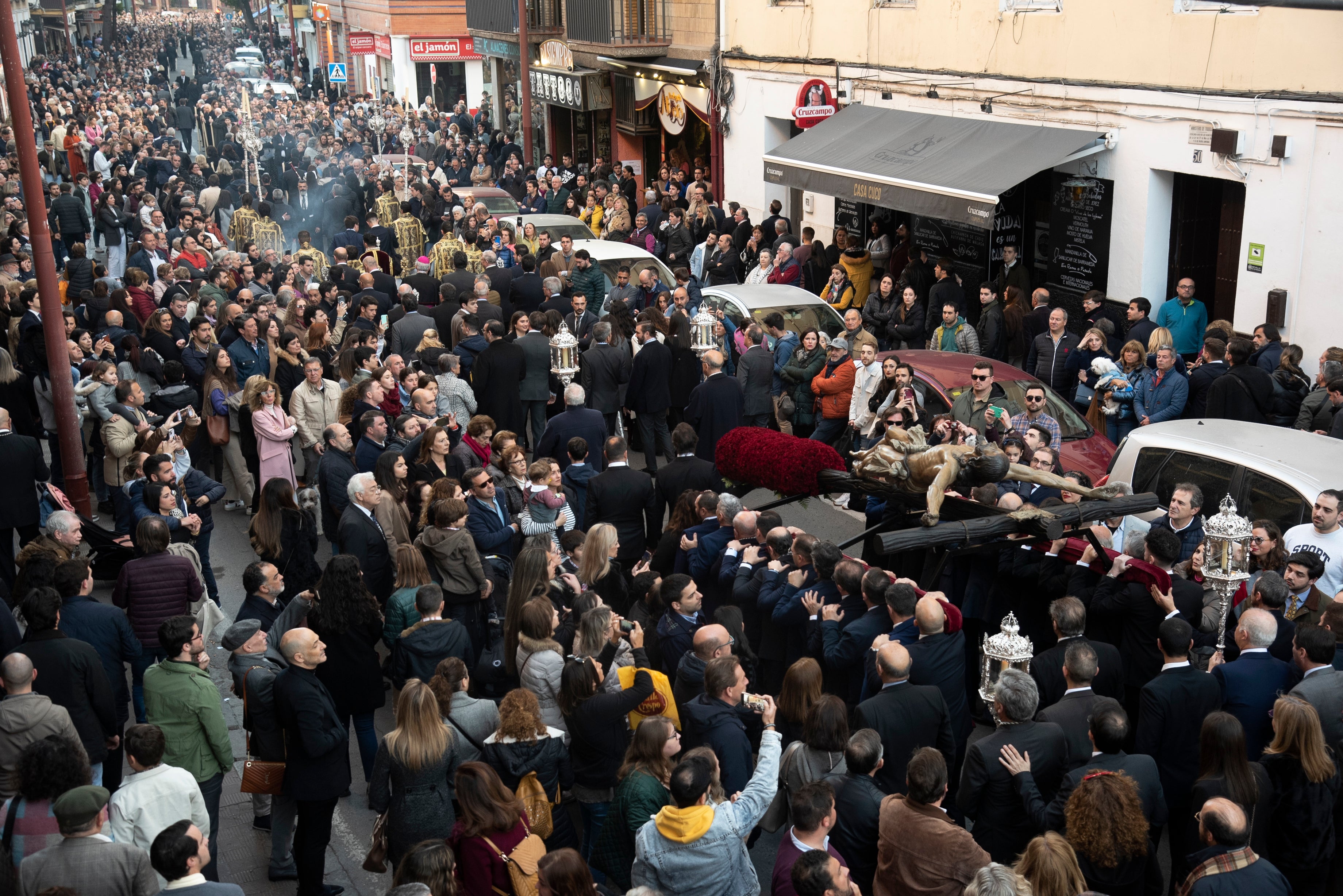 El Cristo de la Expiración del Cachorro en el viacrucis