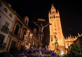 Los detalles del Viacrucis del Cristo de las Almas de los Javieres