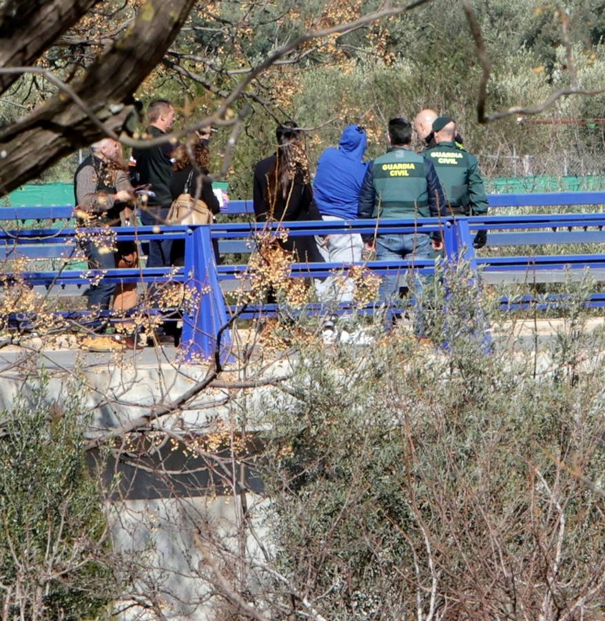 En imágenes, tensión durante la reconstrucción del crimen de El Rubio