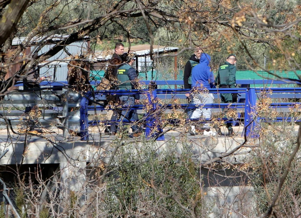 En imágenes, tensión durante la reconstrucción del crimen de El Rubio