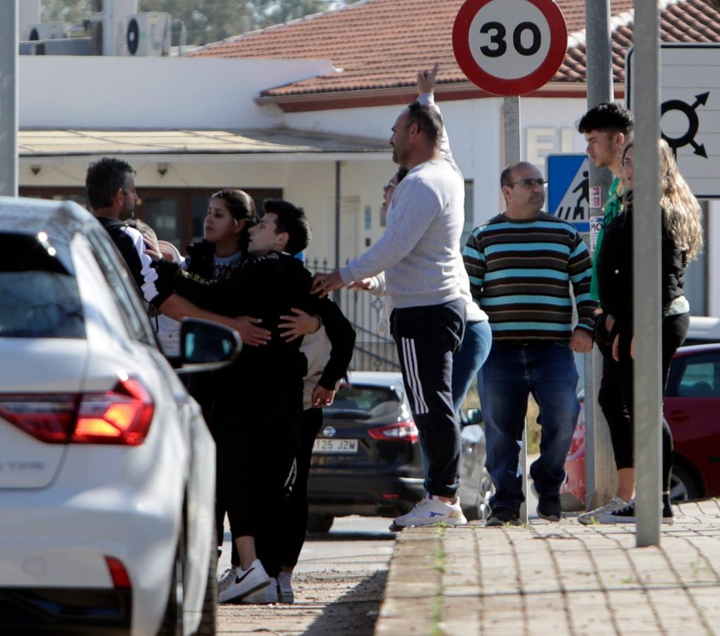 En imágenes, tensión durante la reconstrucción del crimen de El Rubio