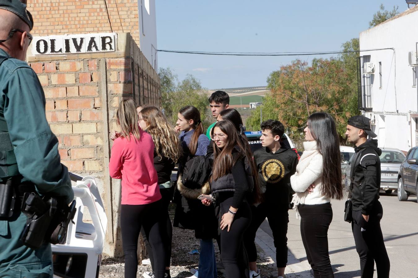 En imágenes, tensión durante la reconstrucción del crimen de El Rubio