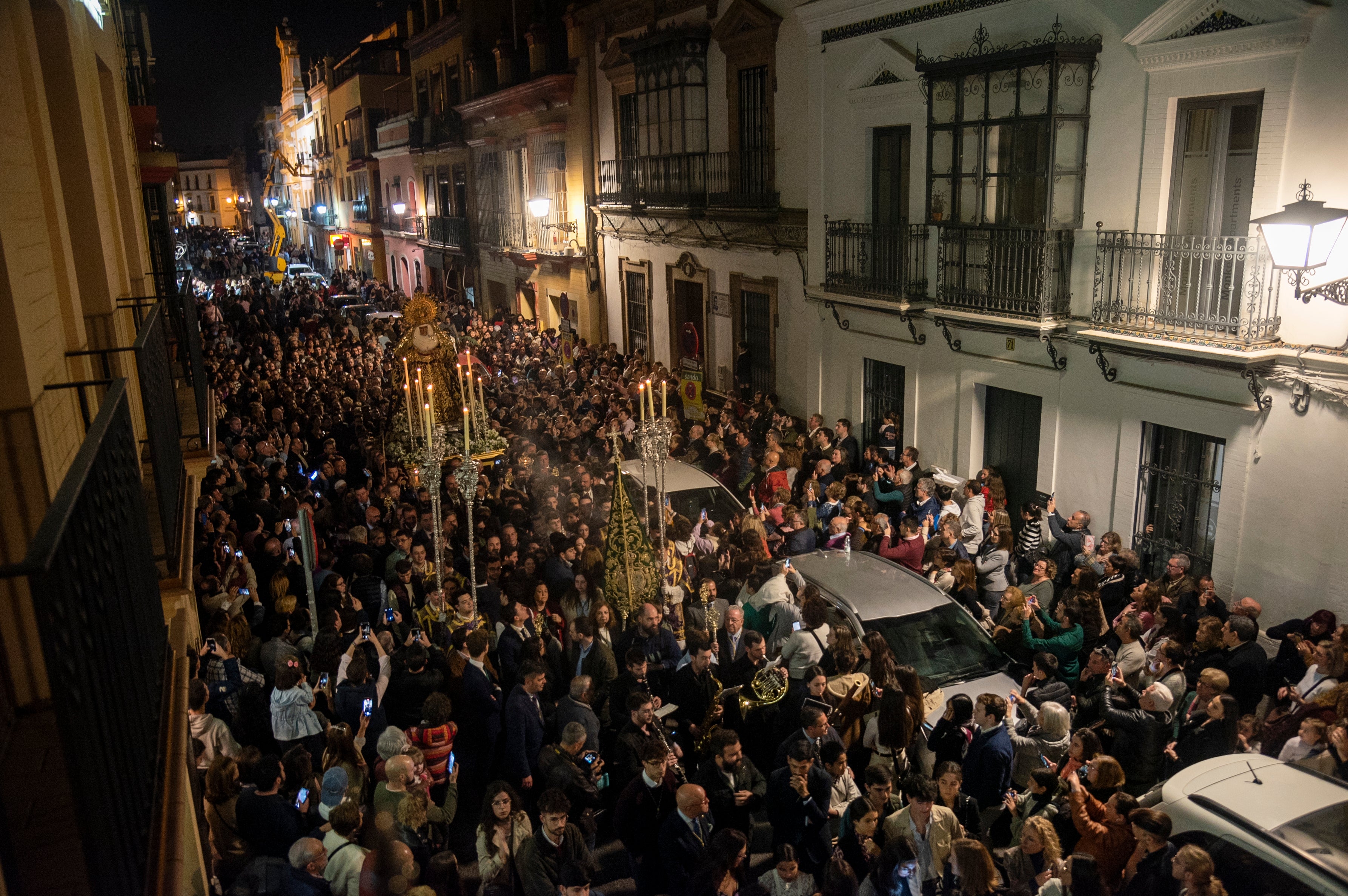 El traslado de la Esperanza de Triana a Santa Ana