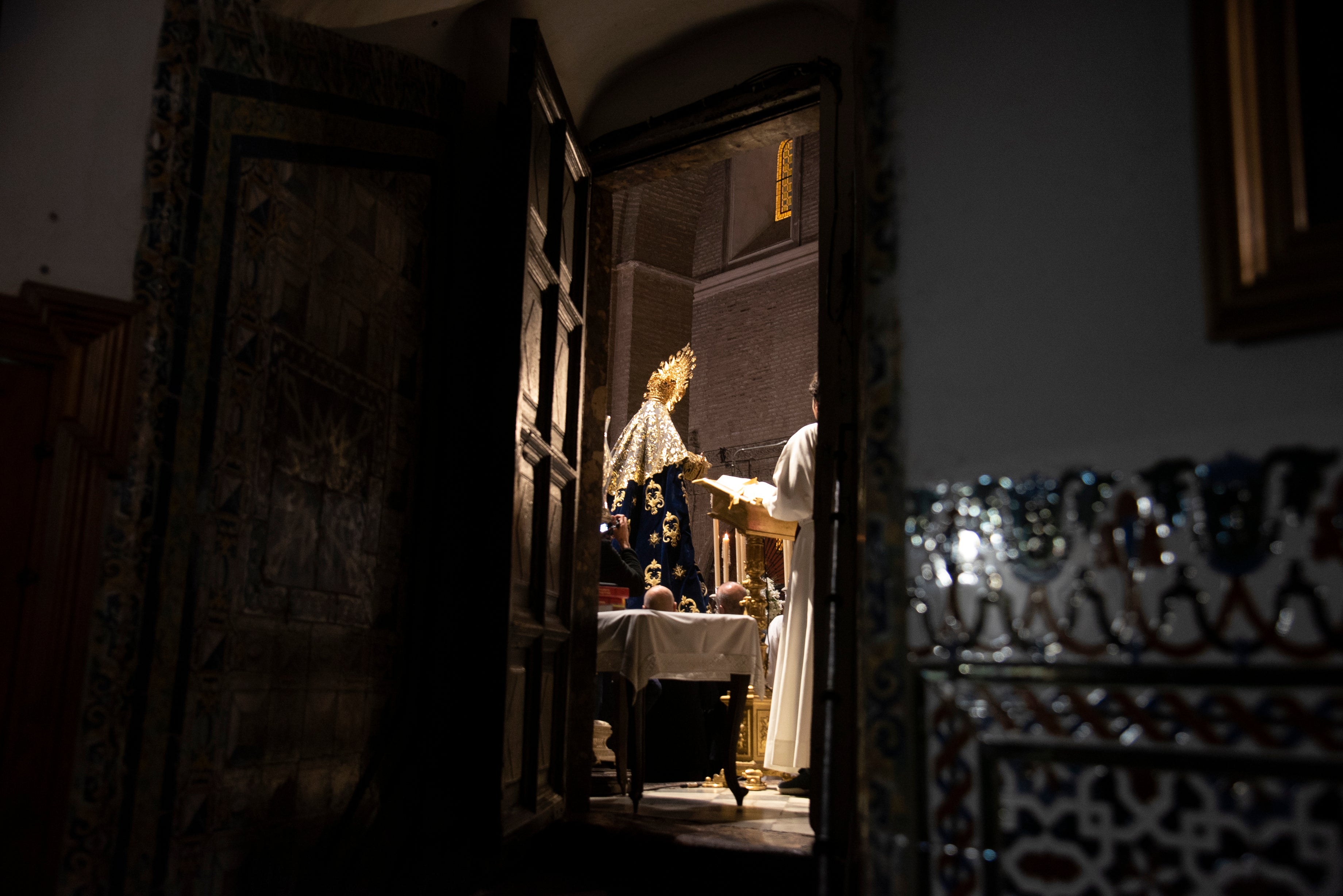 El traslado de la Esperanza de Triana a Santa Ana