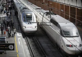 El desprendimiento de una catenaria, origen de los retrasos en los AVE entre Sevilla y Madrid
