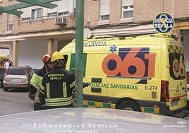 Grave una niña de cuatro años en el incendio de un piso en la calle Samaniego de Sevilla