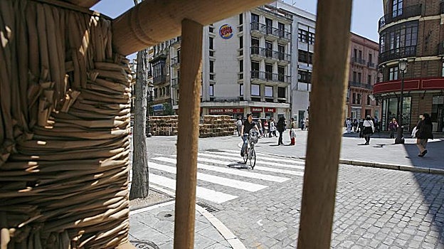 Sillas de la carrera oficial en La Campna