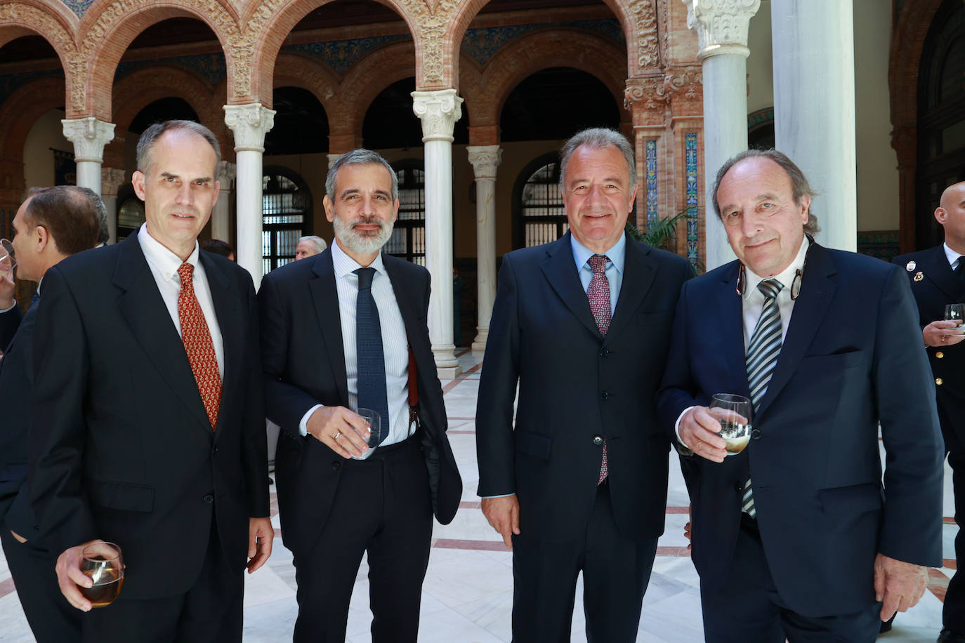 Emilio Gómez, Juan Luis Claveria, Gonzalo Lorenzo y Miguel Ángel Ruiz