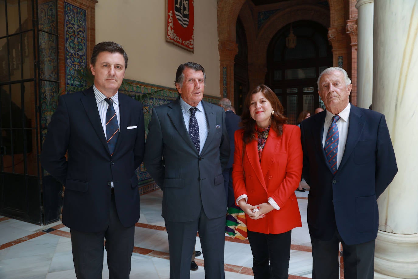 Félix García de Leyaristi, Juan Álvarez, Marta Parias y Nicolás Álvarez