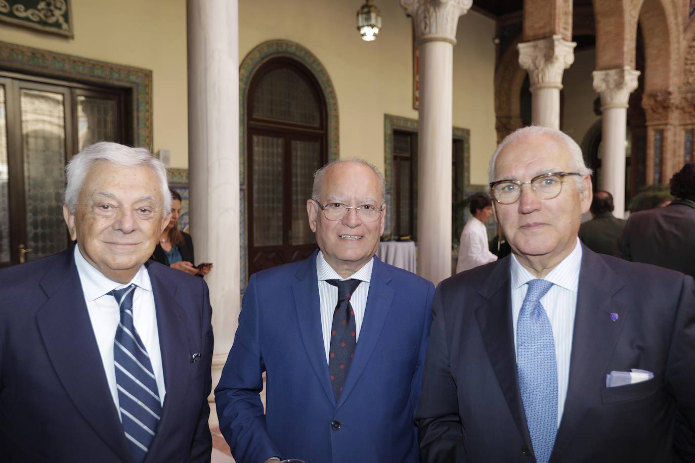 Francisco Herrero, Álvaro Ybarra y Eustasio Cobreros