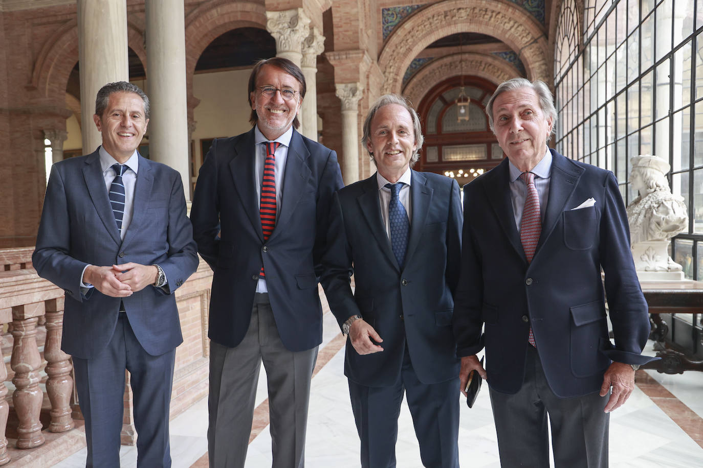 Miguel Ángel Chinchilla, Pedro Torralbo, Enrique Ybarra y Luis Valdenebro