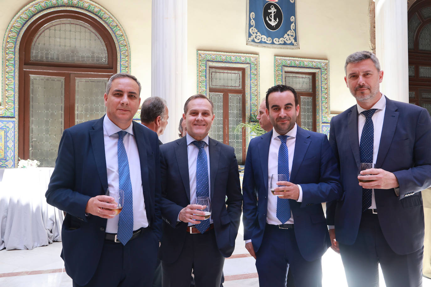 Rafael Serrano, Manuel Pérez, Fran Fernández y Emilio Arias