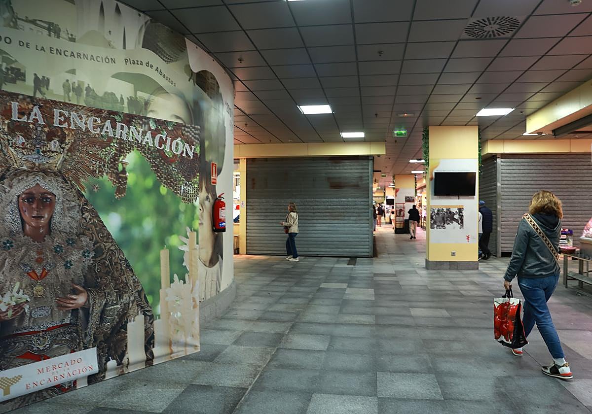 Un puesto del mercado de la Encarnación