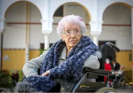 Conchita, la centenaria de San Juan de la Palma: «He dormido bien, nunca he comido mucho y por la noche bebo un vaso de leche»