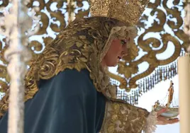 El 'barquito' de la Virgen de Consolación guía a La Sed hasta la Catedral