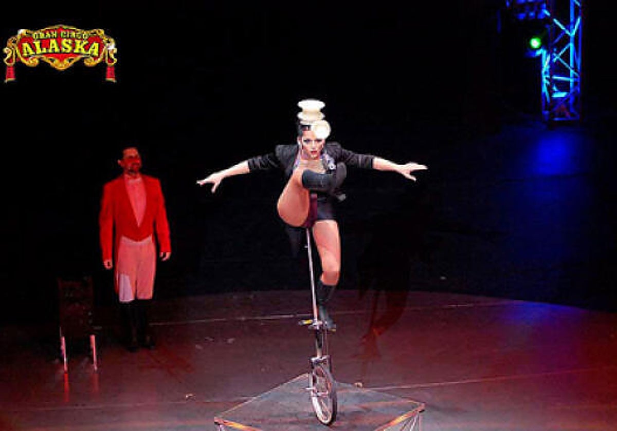 Imagen de uno de los espectáculos del Gran Circo Alaska