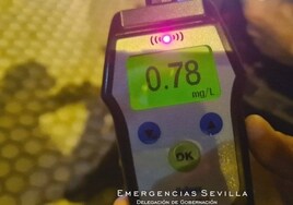 Un peatón ebrio provoca un accidente con una moto en el Paseo de Colón de Sevilla