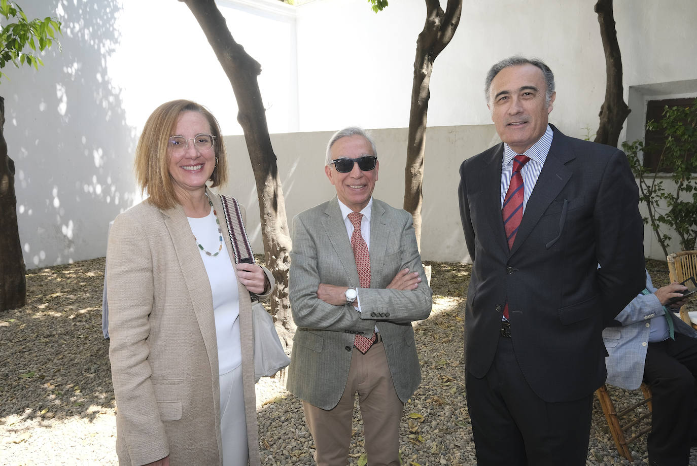 María Victoria Ruiz, Juan Fernández y Jesús Rossi