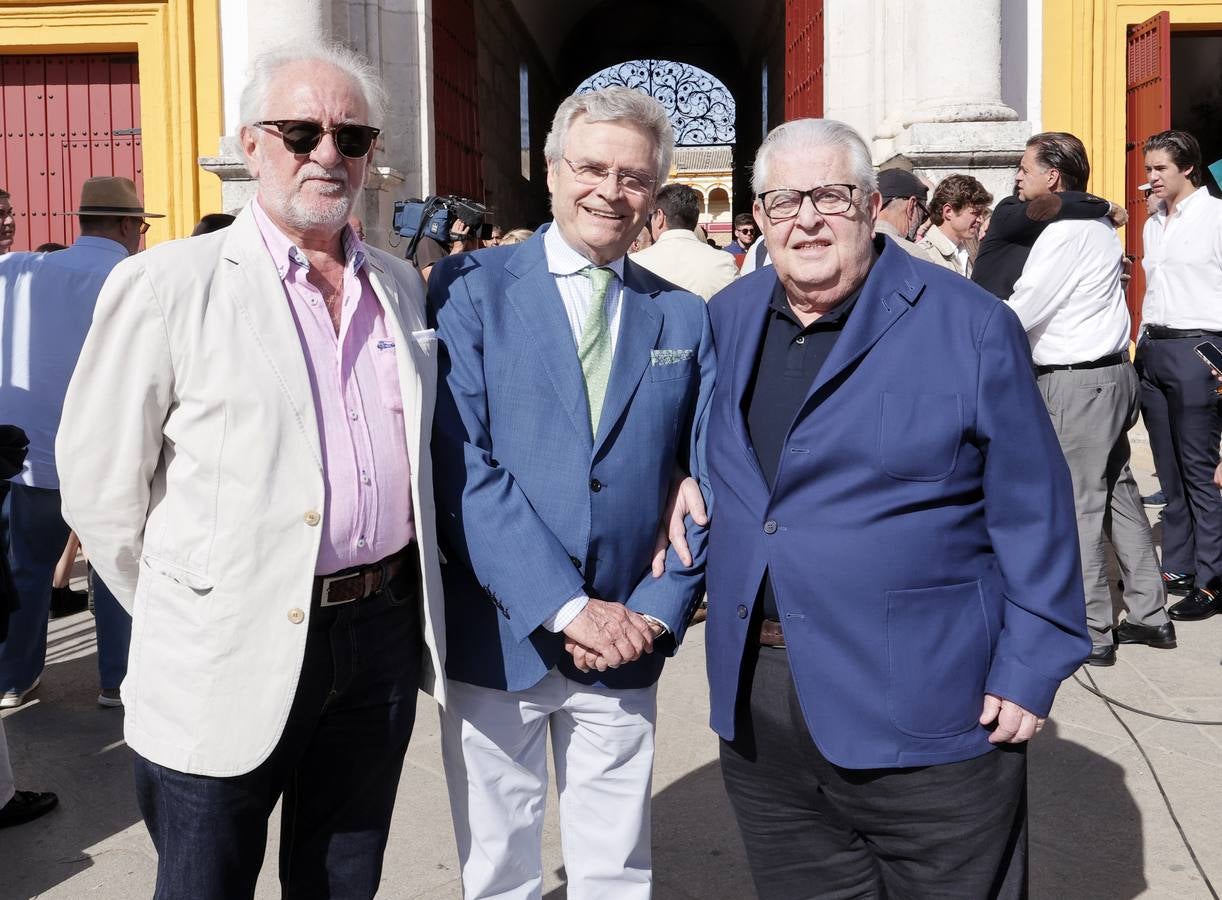 Manuel Barea, Manuel Cardoso y Antonio Arroyo