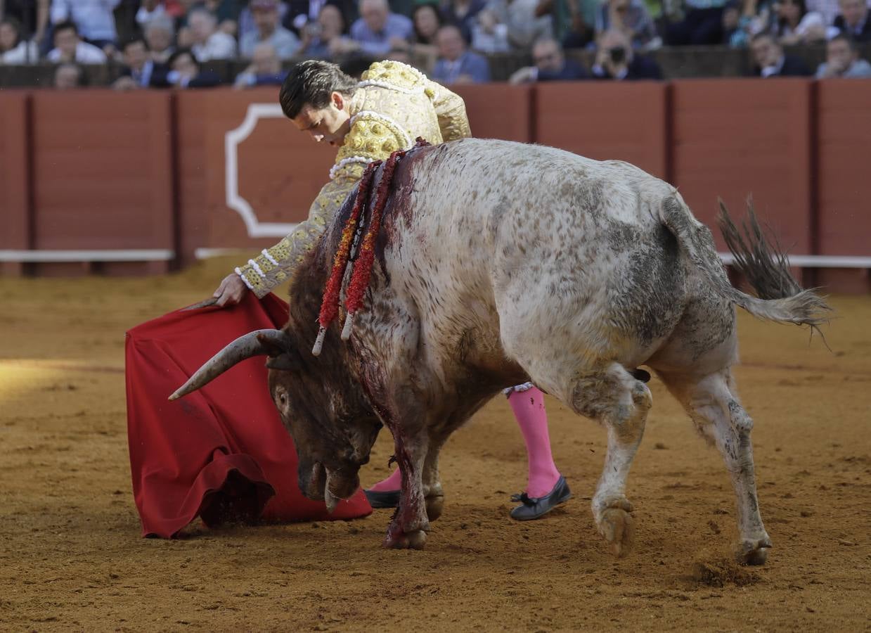 José Garrido, en un momento de su actuación este miércoles en la Maestranza