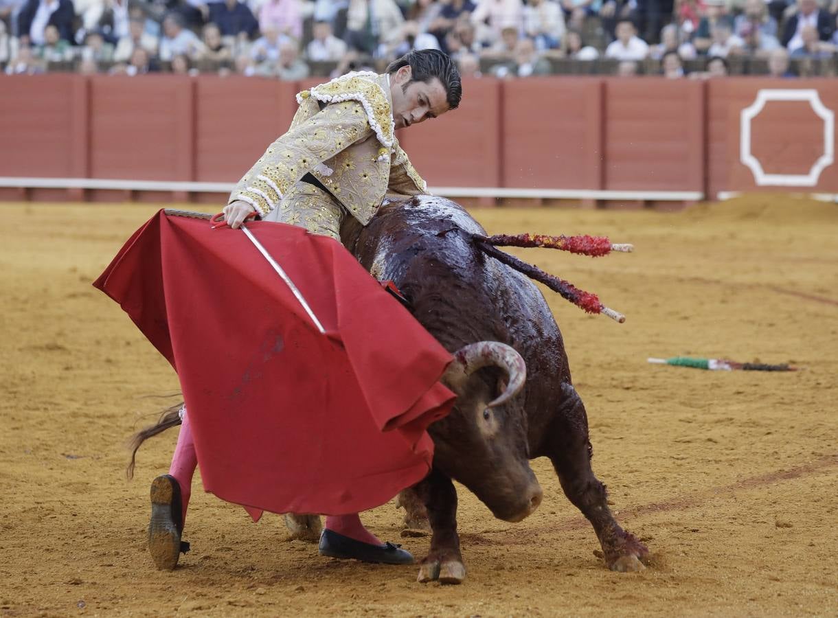 José Garrido, en un momento de su actuación este miércoles en la Maestranza