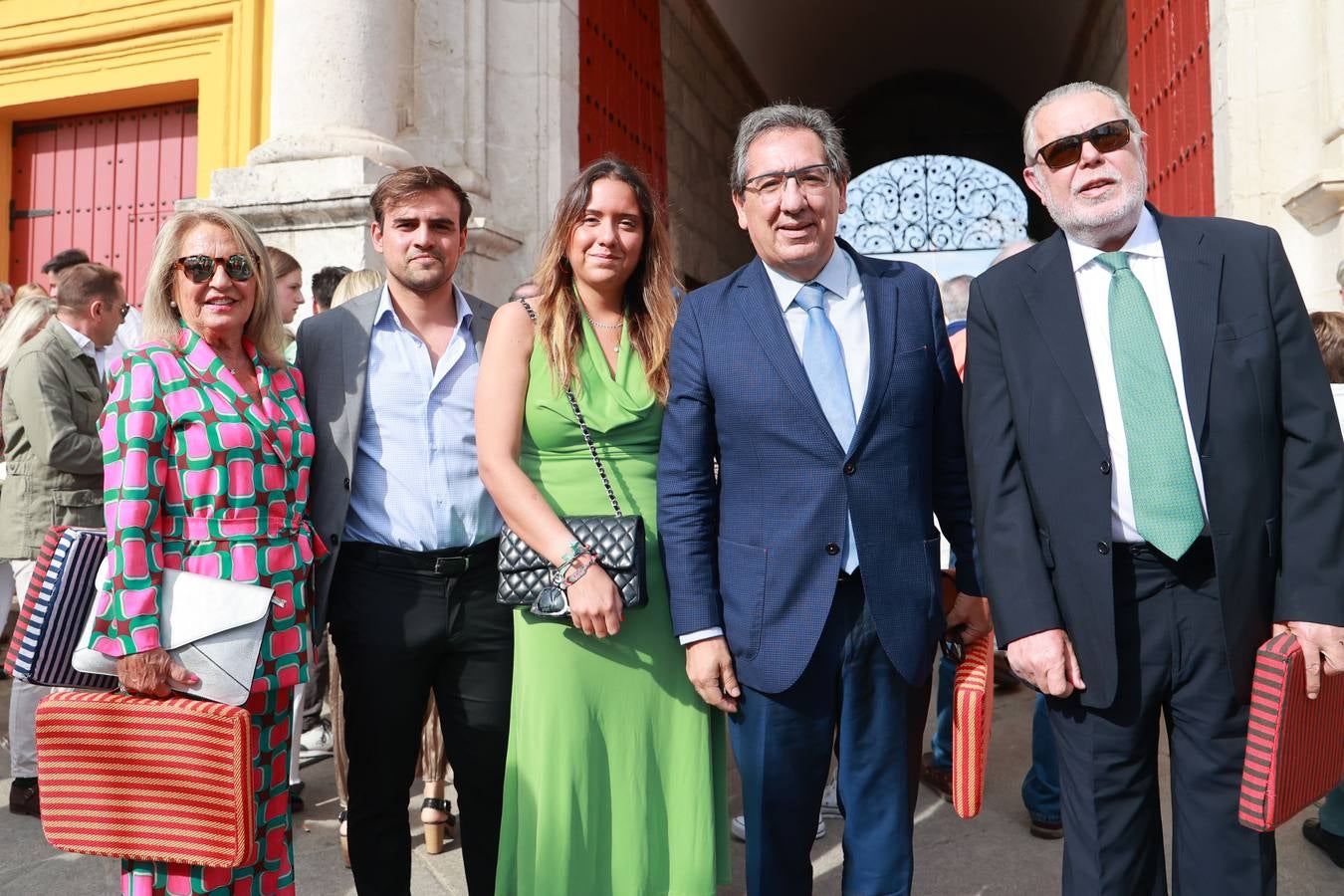 María Victoria Peso, José Sobrino, Paula Pulido, Antonio Pulido y Salvador Blanco