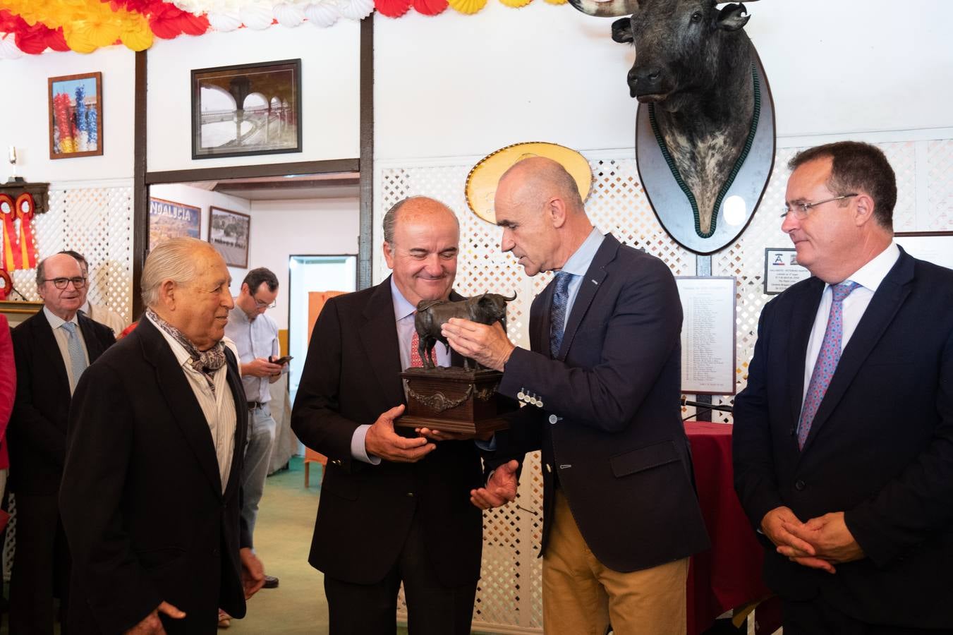 Ignacio Sánchez-Ibargüen, Santiago Domecq Bohórquez, Antonio Muñoz y Juan Carlos Cabrera