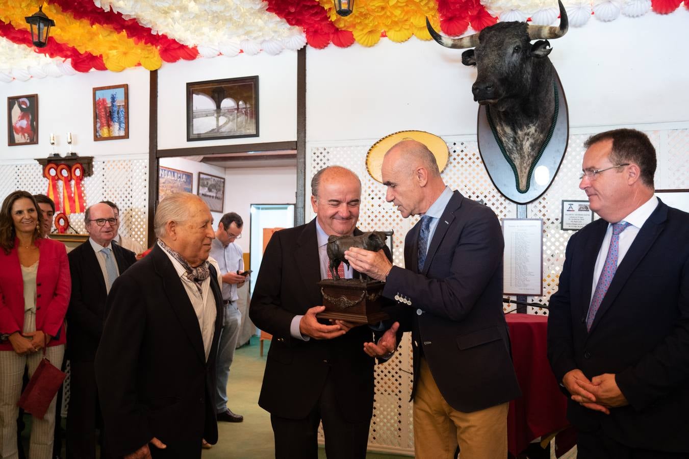 Ignacio Sánchez-Ibargüen, Santiago Domecq Bohórquez, Antonio Muñoz y Juan Carlos Cabrera