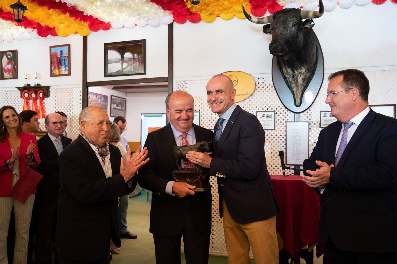 Ignacio Sánchez-Ibargüen, Santiago Domecq Bohórquez, Antonio Muñoz y Juan Carlos Cabrera