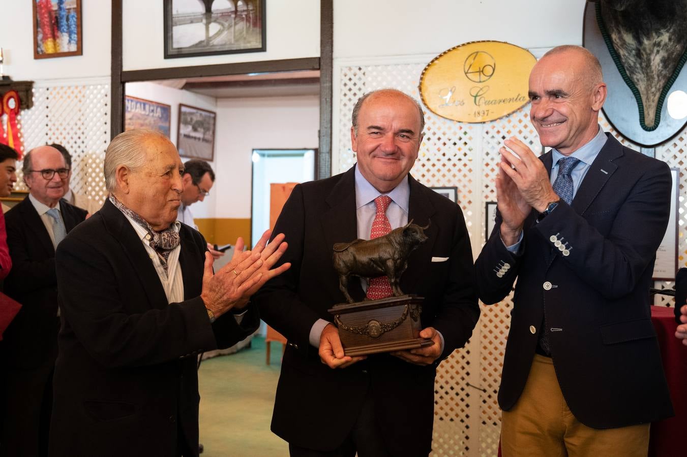 Ignacio Sánchez-Ibargüen, Santiago Domecq Bohórquez, Antonio Muñoz y Juan Carlos Cabrera