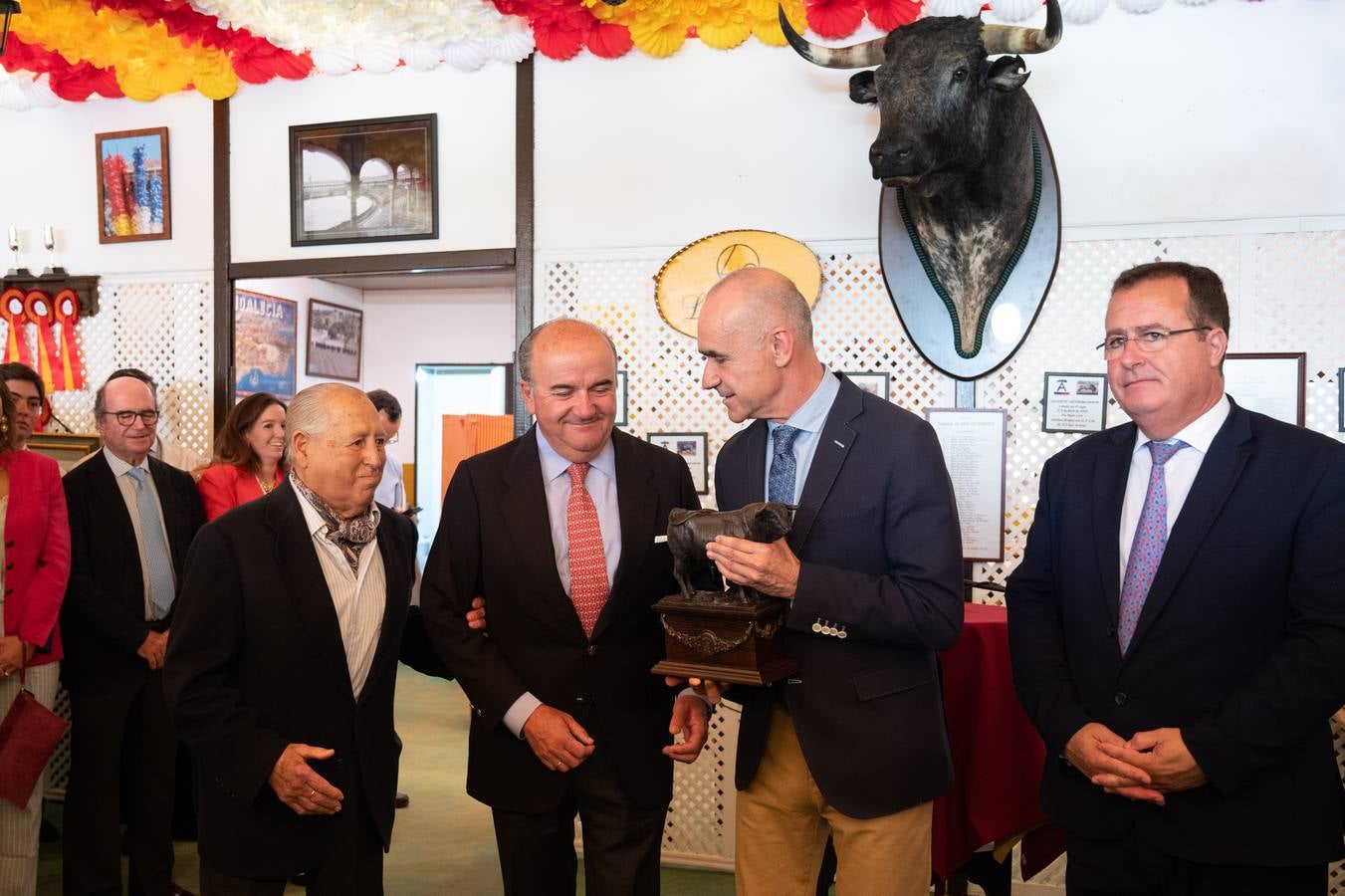 Ignacio Sánchez-Ibargüen, Santiago Domecq Bohórquez, Antonio Muñoz y Juan Carlos Cabrera