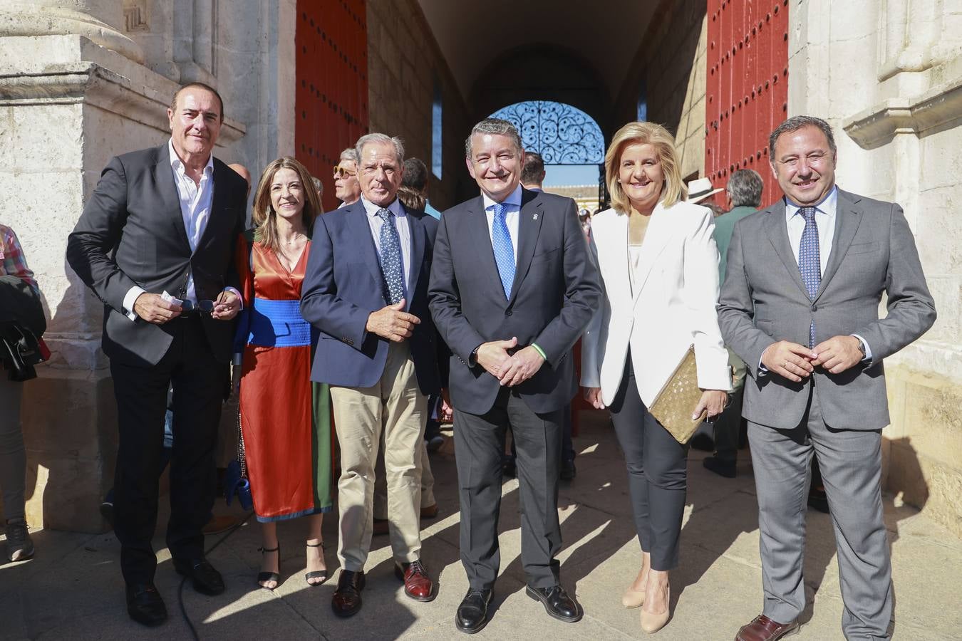 Antonio Jiménez, Lourdes Fuster, Paco Ojeda, Antonio Sanz, Fátima Báñez y Ricardo Sánchez