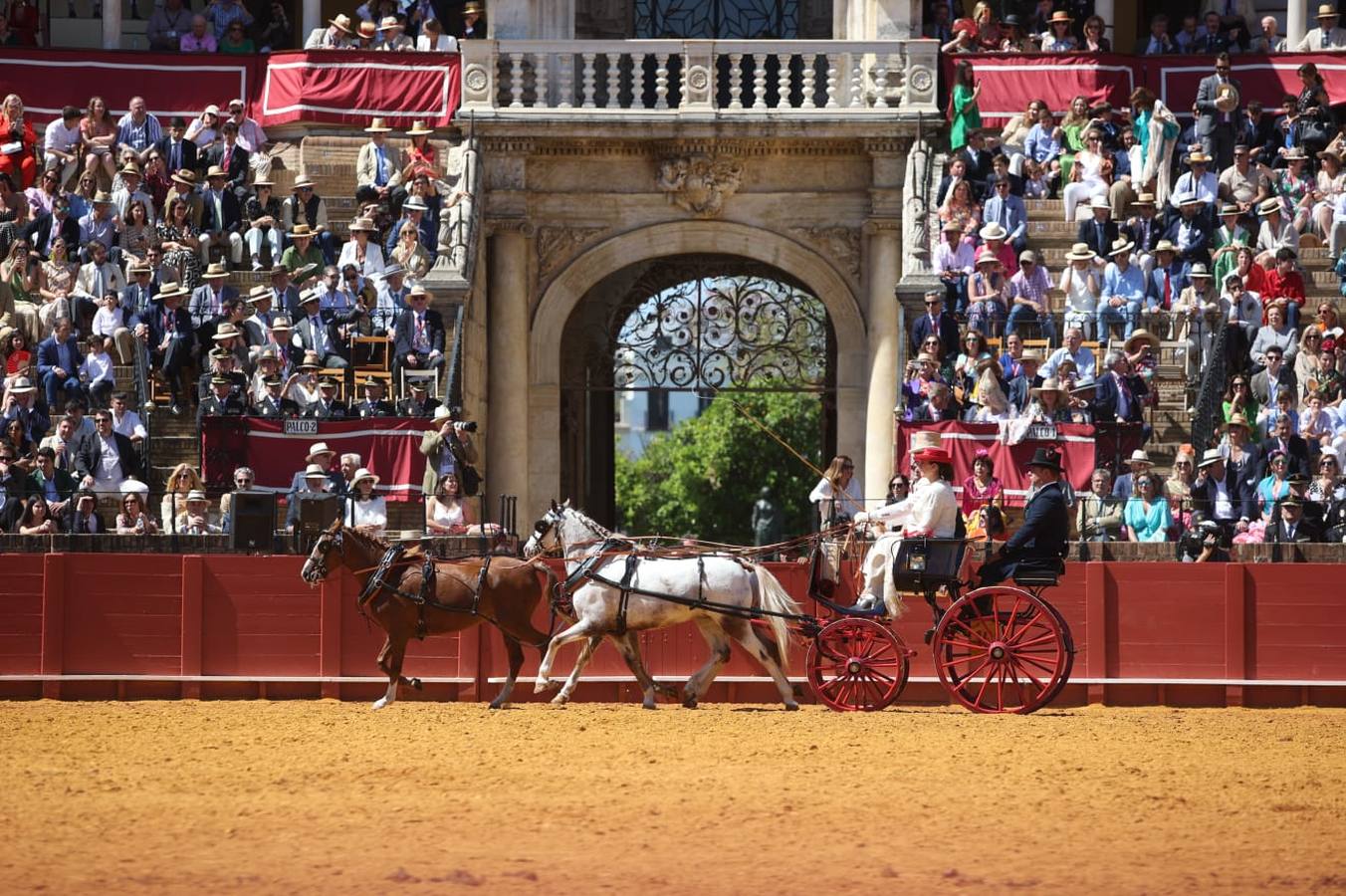 Exhibición de Enganches de 2023 en la Real Maestranza de Caballería de Sevilla