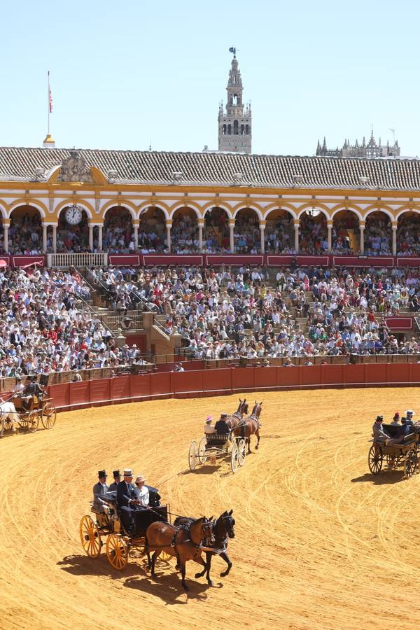 Exhibición de Enganches de 2023 en la Real Maestranza de Caballería de Sevilla